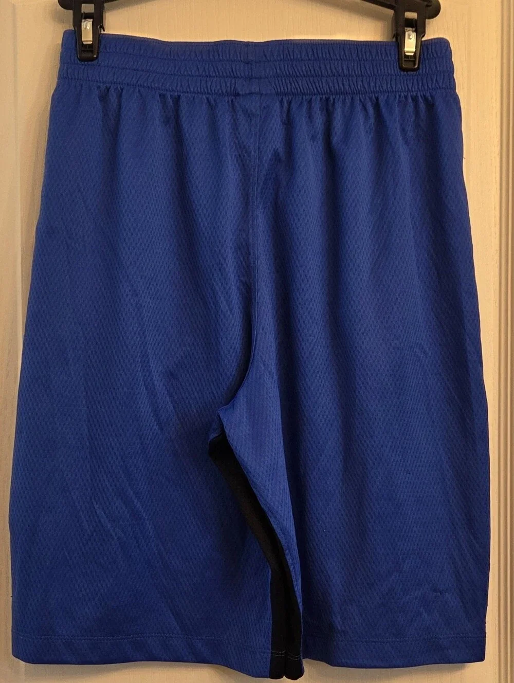 Used Good Nike Blue Athletic Mesh Shorts Black Trim KIDS SIZE XL